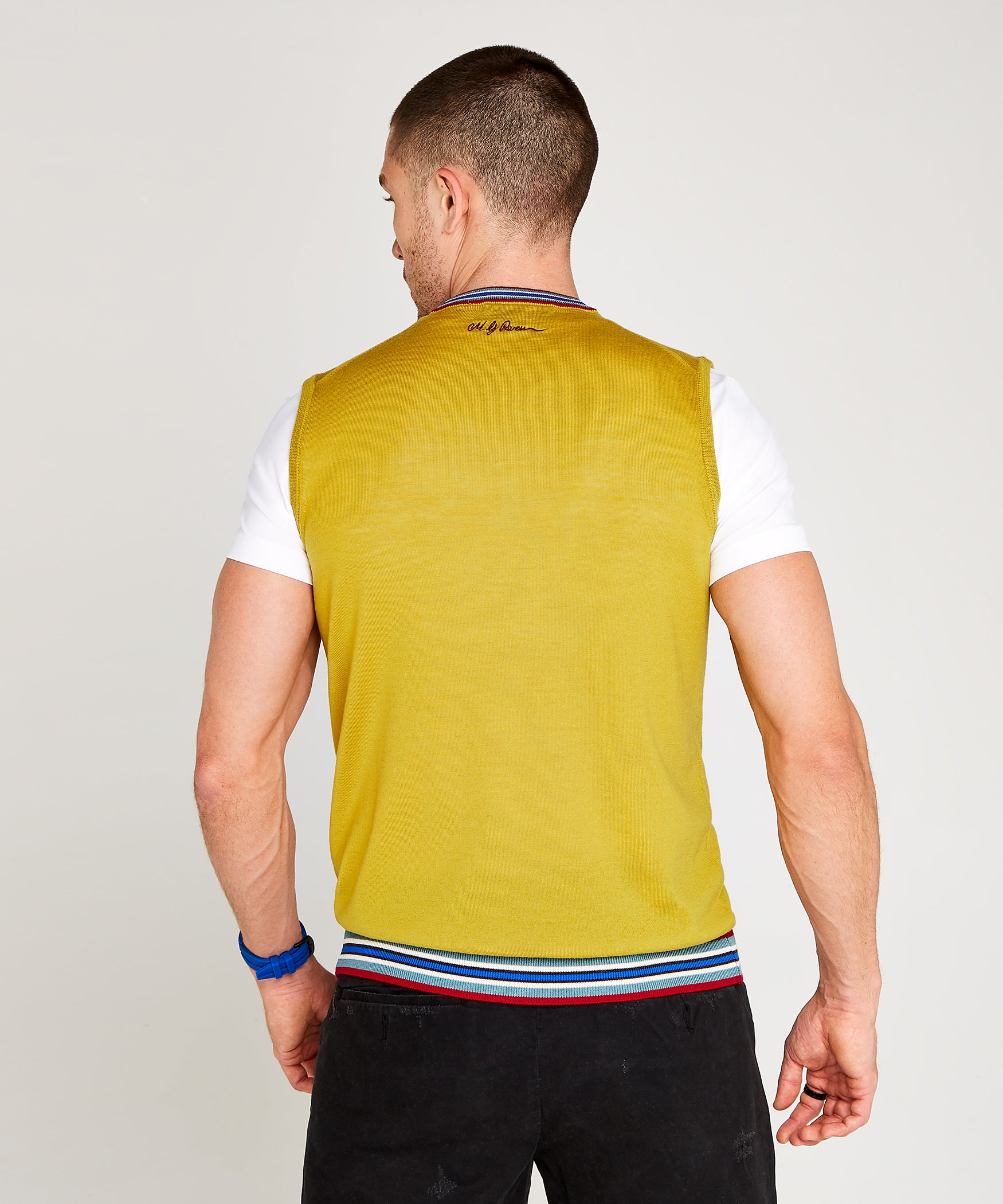 Cashwool® Tank Top in Mustard MG Rivers