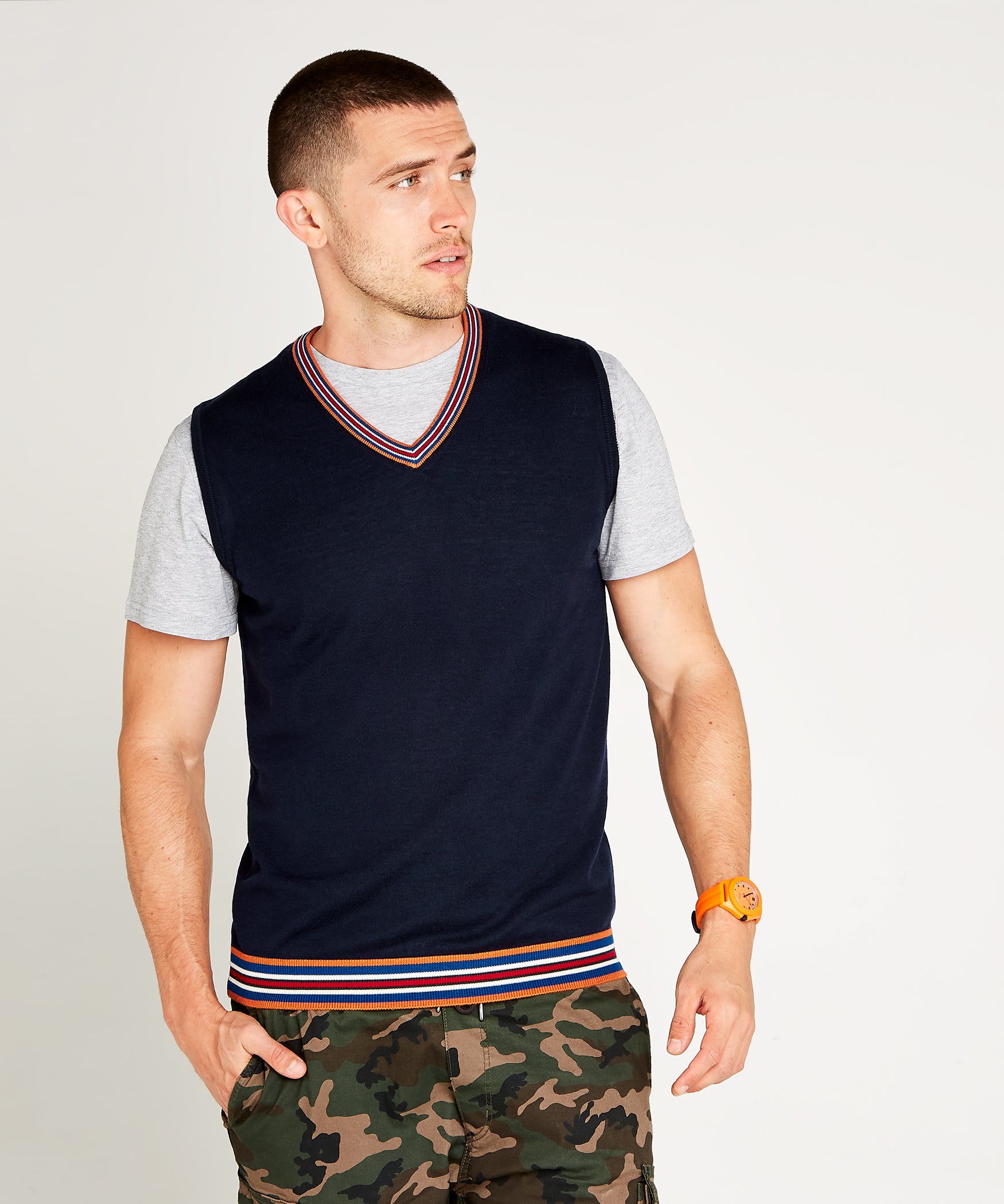 Navy Tank Top