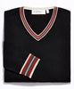 Black Merino V-Neck Jumper - MG Rivers Jumpers